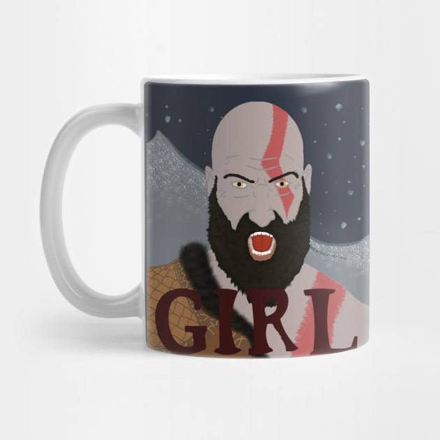 Girl - God Of War by KinaDesigns